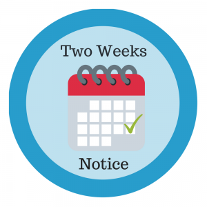 Two Weeks Notice Logo