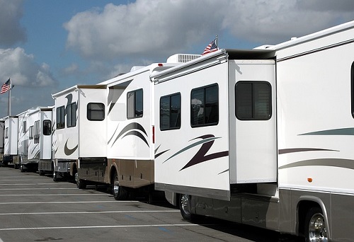 several rvs in a row